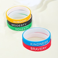 Bracelet en silicone lumineux double couche personnalisé avec logo promotionnel – Créez votre propre bracelet en caoutchouc bicolore – Bracelet de poignet Baller