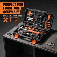 Ensemble d'outils de mécanicien professionnel portable de 57 pièces pour les réparations générales à domicile et les projets de bricolage