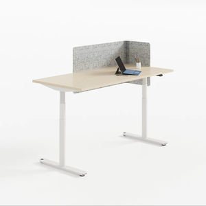 Bureaux de bureau commerciaux modernes à hauteur réglable électriquement, design contemporain, montage facile, <span class=keywords><strong>poste</strong></span> de <span class=keywords><strong>travail</strong></span> <span class=keywords><strong>assis</strong></span>-<span class=keywords><strong>debout</strong></span> extensible 25 mm - Product Image 1