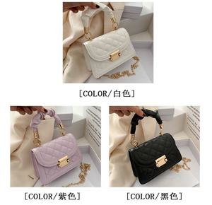 厂家批发促销女式休闲PU皮革斜挎包拉链封口单带时尚时尚 - Product Image 5