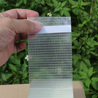 Ruban adhésif transparent en acrylique renforcé de fibres de verre 50mmx30m avec support PET, étanche, haute résistance, pour l'assemblage de tapis et le bricolage