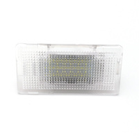 Luz LED blanca para Interior del pie, iluminación ambiental para el suelo, para BMW E36, E46, E39, E60, E61, E63, E64, E38, X5, E53