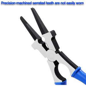 Pince de protection pour soudage électrique de 8 pouces avec poignée en plastique, multifonctionnelle, de qualité industrielle, à bec long pour le bricolage - Product Image 4
