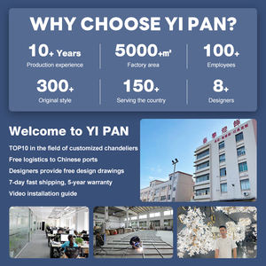 צרפתי נברשת איטלקית אמנות ציורי קיר זכוכית יוקרה יוקרה רטרו נר נברשת הבית משרד גדול גביש סלון גדול - Product Image 5