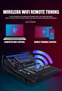 GAX-TQ22 Console de <span class=keywords><strong>Mixage</strong></span> Professionnelle <span class=keywords><strong>DJ</strong></span>, Mélangeur Audio Numérique avec AUX - Product Image 2