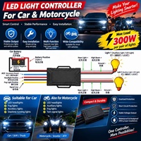 Faisceau de câblage de télécommande 12V compatible avec les phares, les feux antibrouillard, les feux de calandre et les feux auxiliaires pour voitures et motos