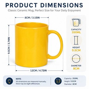 Tazas de Café de Cerámica Personalizadas de 11 oz, Regalo Promocional para Eventos Empresariales, Fiestas, Bodas, <span class=keywords><strong>Taza</strong></span> de Cerámica de 11 oz - Product Image 3