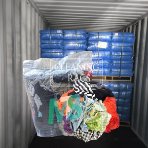 Trapos de Algodón Reciclado al por Mayor, Trapos de Punto Mixtos, Trapos de Limpieza Industrial - Product Image 1