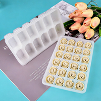 Barquette alimentaire en plastique PP de qualité alimentaire, petite barquette pour raviolis surgelés, barquette en plastique jetable, barquette en plastique blister