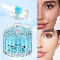Crème en capsules végétaliennes pour tous types de peau, à usage diurne, avec logo client, acide hyaluronique et peptides, pour réduire les rides, l'âge, les taches brunes