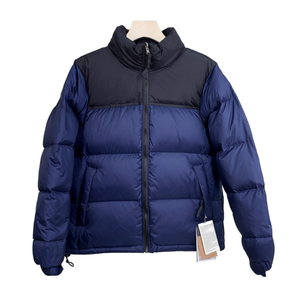 Top Quality Designer Men's Down <b>Jacket</b> Winter Warm Puffer Coat Regular Fit Stand Collar Zipper Closure Solid Color Thick Cotton - Product Image 1