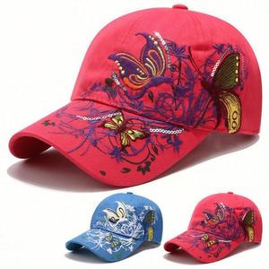 หมวกเบสบอลผ้าฝ้ายวินเทจแฟชั่นคุณภาพสูง กางเกงยีนส์ขาดๆ - Product Image 1
