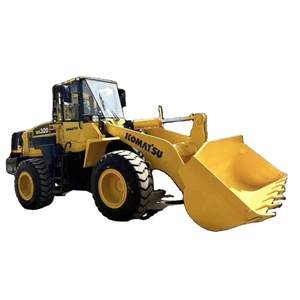 Medium Size Durable <b>Engineering</b> and <b>Construction</b> Digging <b>Used</b> Komatsu WA320 Wheel Loaders With Low Fuel Consumption CE Certified - Product Image 1