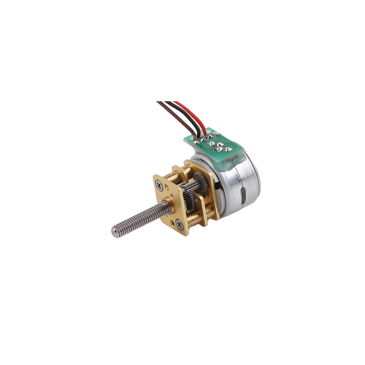 15mm 2 Phase 4 Wire Micro Stepper Motor with Metal Gearbox