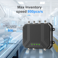 Lector UHF de Largo Alcance CHAFON CF824, 1100pcs/s, Android 10, Lector RFID para Montacargas de 15M, Frecuencia 860-960MHz