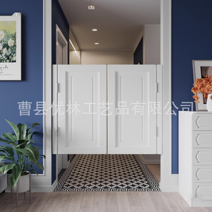 Puerta de Madera Sólida, Puerta Interior Moderna de Media Altura, Aislamiento Acústico, Color y Grosor Personalizables - Product Image 5