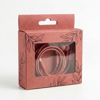Boîte d'emballage de vente au détail moderne, personnalisée, imprimée avec dégradé, recyclable, en carton ivoire carré, estampée à chaud, à fentes, pour montre connectée lifestyle avec crochet