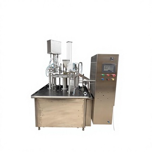 Machine automatique de remplissage de coupes et de cornets de crème glacée, équipement d'emballage de desserts surgelés haute vitesse - Product Image 1