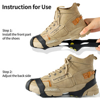 Gants de neige en silicone TPE10 personnalisés, jaunes, à boutons, fabriqués en usine, pour l'alpinisme et l'escalade sur glace en extérieur