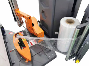 Machine <span class=keywords><strong>d</strong></span>'emballage de palettes pneumatique entièrement automatique Smart Wasp, enrouleur de palettes, machine <span class=keywords><strong>d</strong></span>'emballage de palettes extensible - Product Image 2