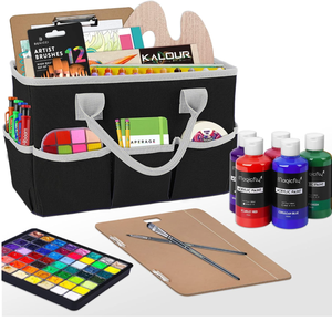 <span class=keywords><strong>Bolsa</strong></span> Organizadora <span class=keywords><strong>de</strong></span> Escritorio para Profesores, para Libros <span class=keywords><strong>de</strong></span> Arte, Papelería, Organización <span class=keywords><strong>de</strong></span> Escritorio <span class=keywords><strong>de</strong></span> Oficina, Almacenamiento <span class=keywords><strong>de</strong></span> Maquillaje con Asas - Product Image 3