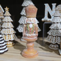 Statue de Casse-Noisette de Noël 180 cm, Sculpture en Résine Faite à la Main, Thème Feng Shui Halloween Anime pour Décoration Intérieure, Fête des Mères