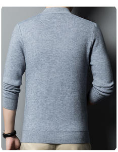 <span class=keywords><strong>Pull</strong></span> en maille à col roulé 2024, maille unie, manches longues, <span class=keywords><strong>pull</strong></span> épais, coupe ajustée, pulls d'hiver pour hommes - Product Image 6