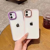 Coque de protection d'appareil photo en métal pour téléphone, étui tpu transparent à armure pour redmi note 11 xiaomi mi 11 ultra