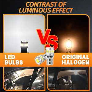 หลอดไฟ LED T10 W5W 194 168 Canbus ป้องกันการแจ้งเตือนความผิดพลาด 6500K สีขาว สำหรับไฟภายในรถยนต์ ไฟโดม ไฟประตู ไฟท้าย ไฟป้ายทะเบียน ขายส่ง - Product Image 2