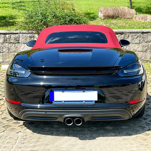 Nouvelles feux arrière de pare-chocs et de hayon noirs 5000K 12V pour Cayman Boxster, pour modification et mise à niveau de voiture 718, avec clignotants et feux de freinage - Product Image 3