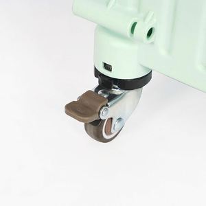 Foldable Plastic Storage <b>Box</b> with Swivel Wheels <b>for</b> Outdoor <b>Camping</b> Picnic Supermarket Shopping Package Pickup-Factory Wholesale - Product Image 3