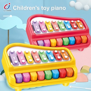Giocattolo Musicale Ritmico per Bambini Chengji, Strumento Educativo Arcobaleno Creativo 2 in 1, Xilofono e Pianoforte - Product Image 2