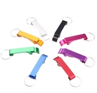 Porte-clés décapsuleur en aluminium avec logo personnalisé, design mini planche de surf, finition oxydée LB2722
