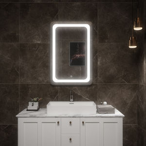 Miroir avec boîte à plantes intégrée pour la verdure dans une petite salle de bain - Product Image 1