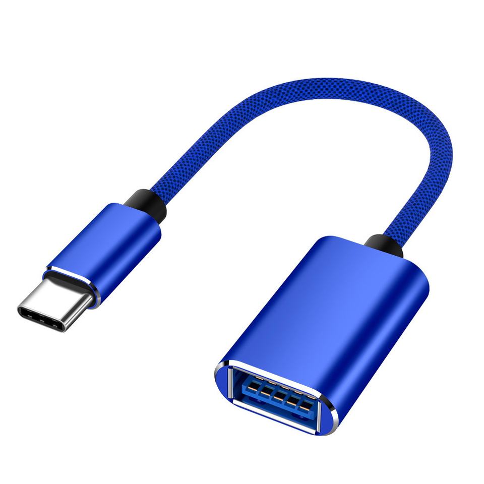 Переходник с USB C на USB, OTG-кабель, Type C «папа» на USB 2,0 «мама», Кабель-адаптер для MacBook Pro, Samsung, адаптер Type-C