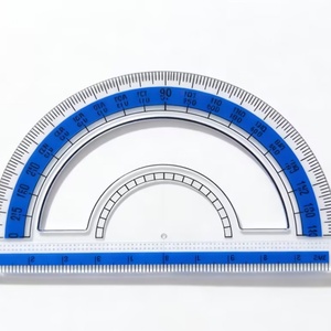 Juego de Geometría de 9 Piezas en Oferta, Juego de Reglas y Compás de Matemáticas, Juego de Compás y Transportador Escolar con Caja de Almacenamiento - Product Image 6
