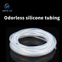 Tuyau en silicone transparent de qualité alimentaire sur mesure, vulcanisé au platine, inodore, flexible, résistant aux hautes températures (-40~+200°C), ISO9001