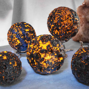 Nouvelle sphère de Yooperlite polie, cristaux naturels, pierres de guérison, sphères de différentes tailles pour collection - Product Image 1