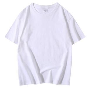 Venta al por mayor 100% algodón hombres camiseta lisa logotipo personalizado impresión transpirable talla grande tejido de punto - Product Image 4