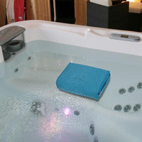 Siège et coussin de bain à remous BBCare écologiques à séchage rapide avec base antidérapante à micro-points, 6 sections de poids ajustables pour adultes et enfants