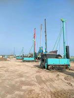 Compacteur de sol à plaques contrôlé par PLC entièrement automatique à haut rendement avec pompe à roulement de moteur pour la construction
