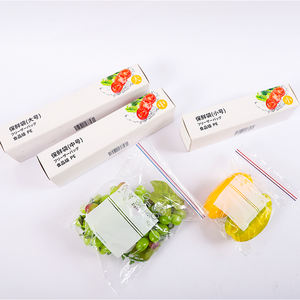 Food Freshness Protection Package Translucent Frosted Fresh Keeping Peva Leakproof Ziplock Reusable Freezer Food Storage Bag