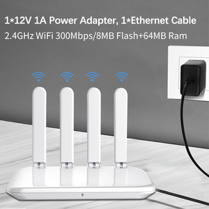 2.4G WIFI 2T2R MIMO toàn cầu 4G LTE Bộ định tuyến không dây QoS tường lửa 1WAN + 2lan cổng 802.3u văn phòng ngoài trời trong nhà 4G LTE CPE 300Mbps - Product Image 3