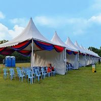Carpa de Jardín de Aluminio Impermeable para Exteriores, 3x3, 4x4, 6x6, 10x10, para Publicidad, Fiestas, Recepciones, Eventos Árabes