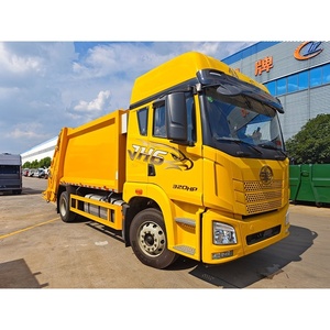 Cheap Garbage <b>Compactor</b> Truck 4x2 FAW Compression Garbage Truck Refuse <b>Trash</b> Collection Vehicle - Product Image 1