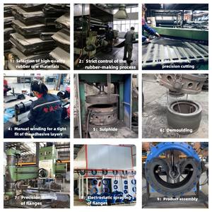 Anneaux de surpression de tiges de liaison de limite, soufflets à Double boule, Joints d'expansion en caoutchouc flexibles - Product Image 3