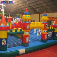 Parc gonflable commercial Mickey Mouse, arène de jeu gonflable pour tout-petits, château gonflable