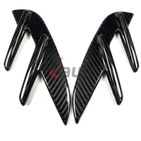 Fibre de carbone pré-imprégnée pour BMW G80 M3, garnitures de garde-boue latérales de type OEM 2021+, à coller, couvercles de ventilation latéraux, garnitures de conduits d'air, inserts de type ailette