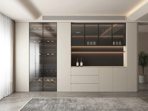 Hiện đại bằng gỗ bàn ăn tủ với sideboards & ăn uống ghế lưu trữ cho đồ nội thất nhà sử dụng - Product Image 5