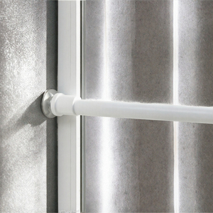 ORIGINAL Stainless Steel Shower <b>Curtain</b> Hook Metal Bath Ring <b>Wall</b> Mounted Bathroom <b>Accessory</b> - Product Image 2